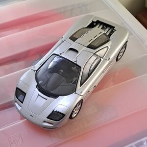 Silver Diecast Model Car